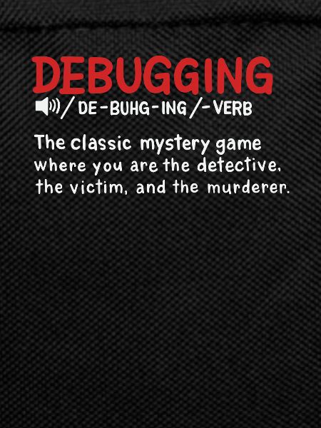 Debugging dictionary styled Definition