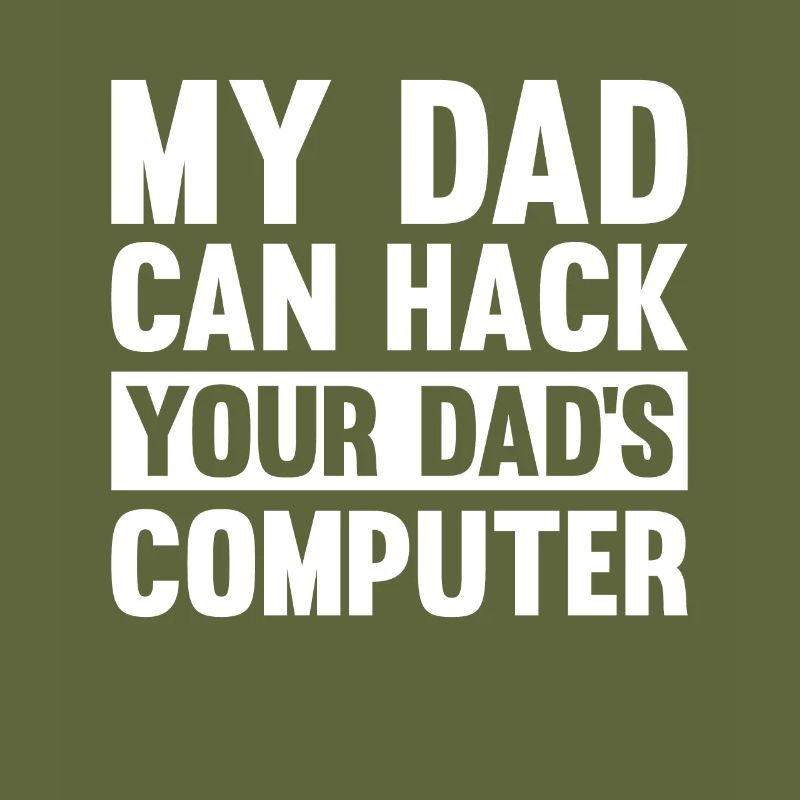 Hacker Code Ordinateur papa Sort cadeau