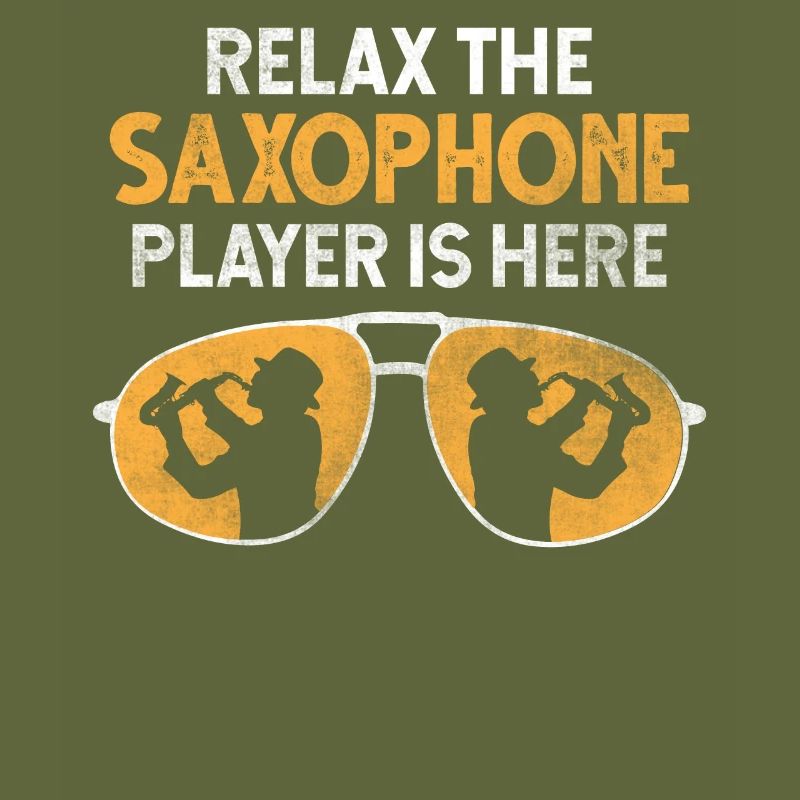 Brass saxophone