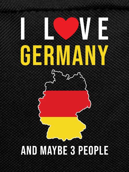 I love Germany German flag