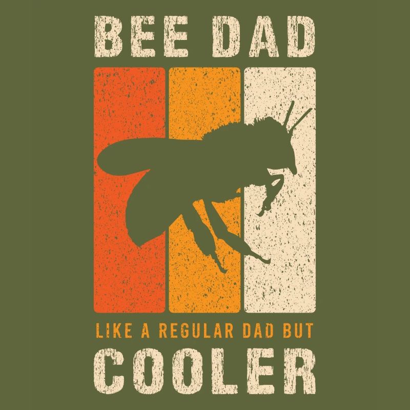 Bee Dad Like A Regular Dad But Cooler Honeybee
