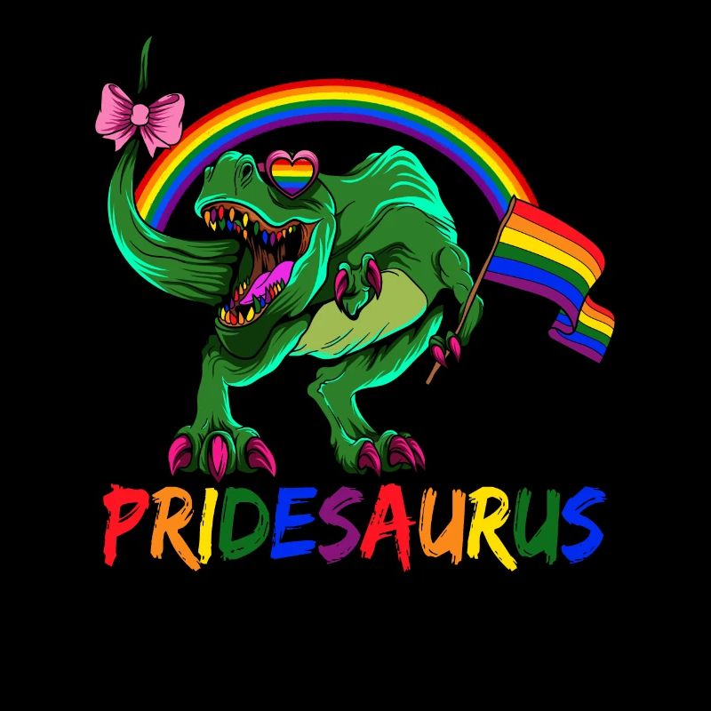 Pridesaurus Pride Gay T-Rex Dino