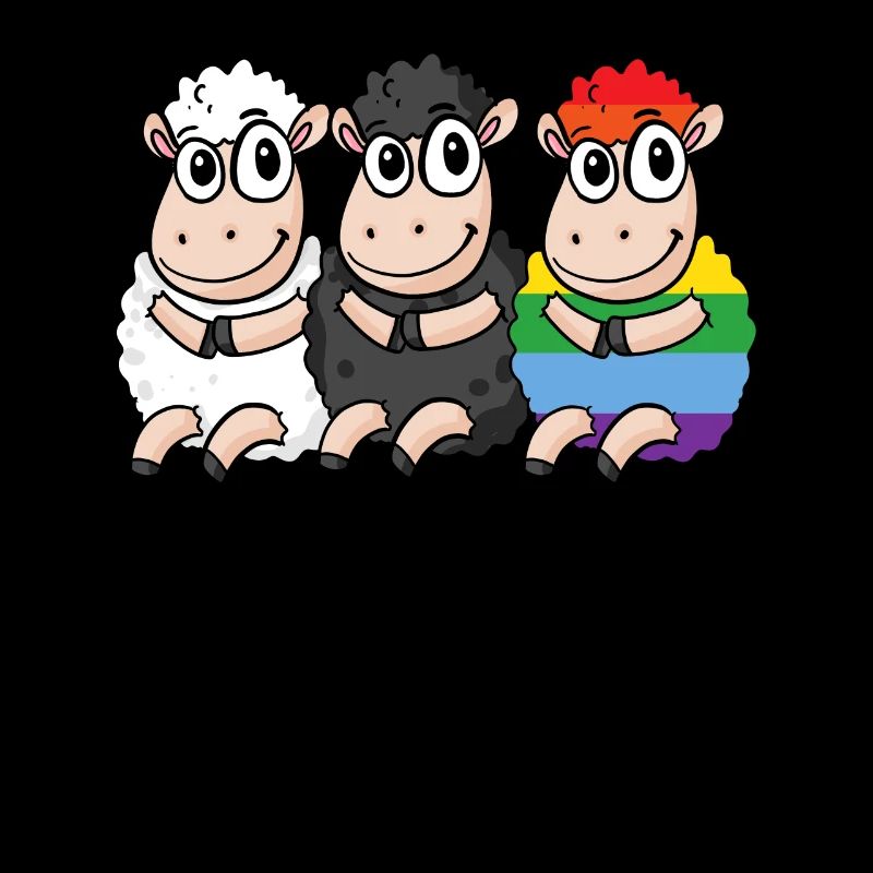 Black Sheep - Rainbow Sheep