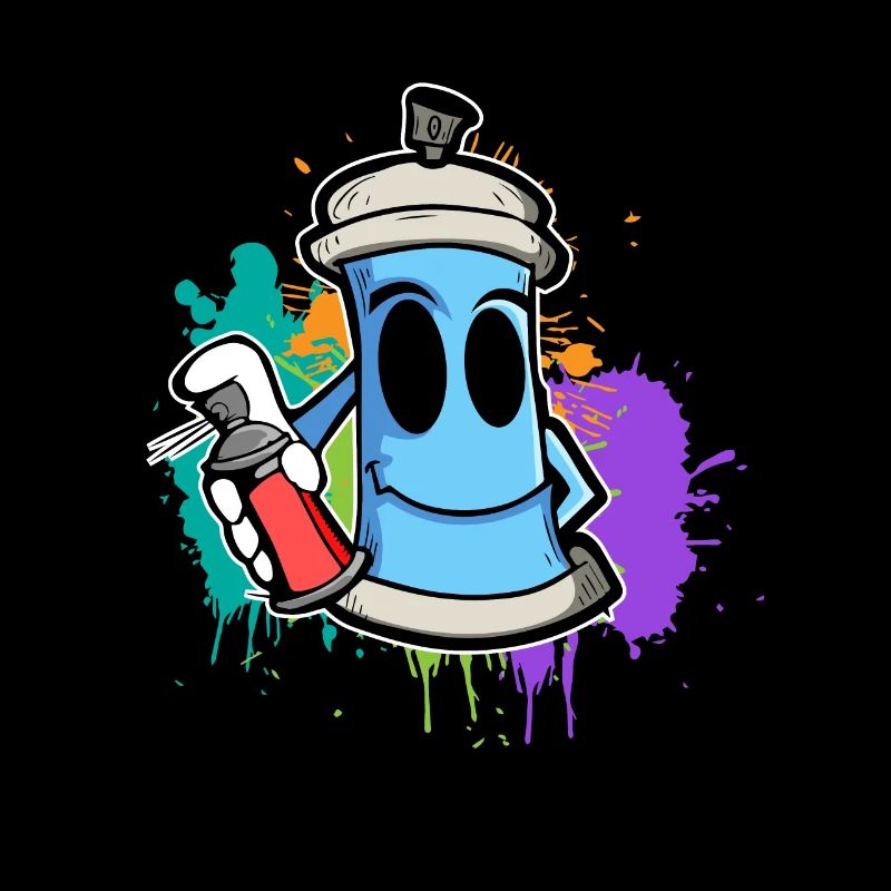 Spray Canister Graffiti Artist
