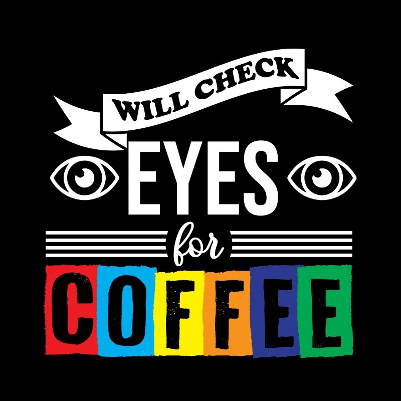 Ophtalmologiste Will Check Eyes For Coffee