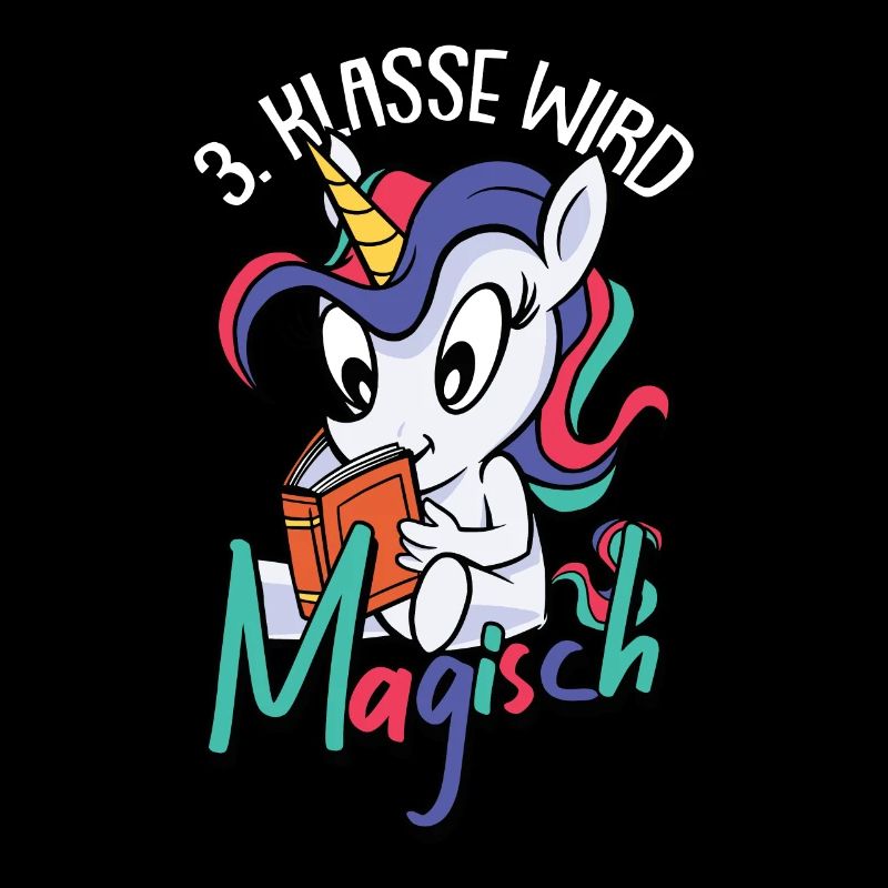 3. Klasse Schule Grundschule Einhorn Geschenk