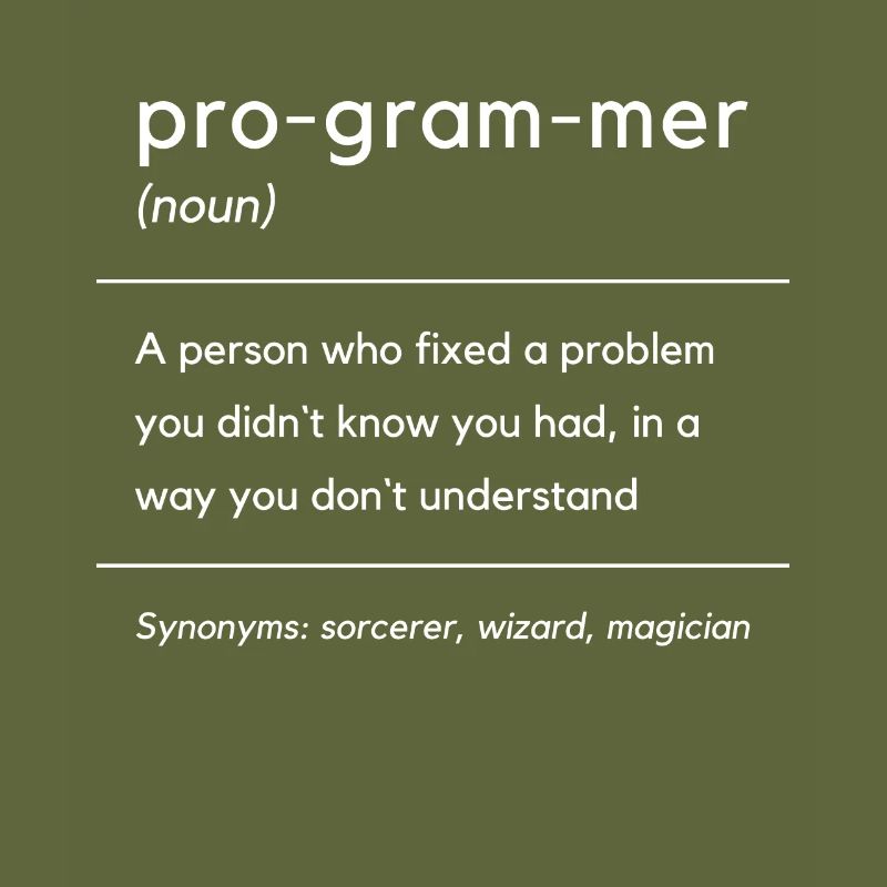 Programmer Definition Computer Entwickler Software