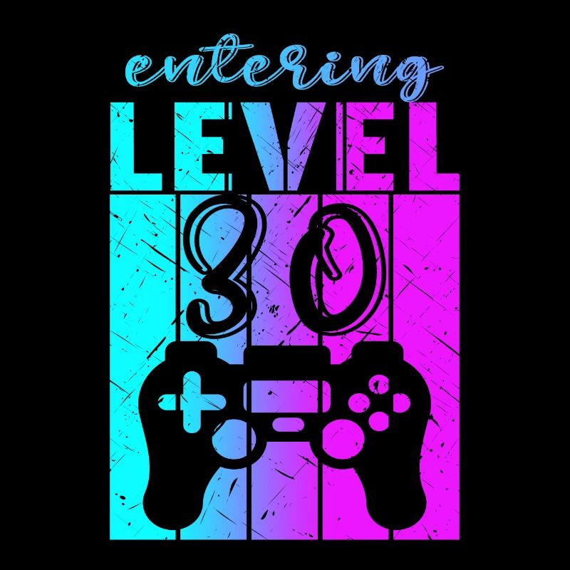 Level 30 Gaming Controller 30 anniversaire