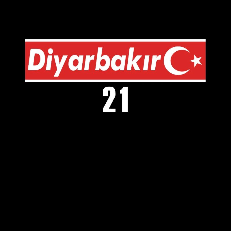 21 Diyarbakir Turkey license plate as a gift