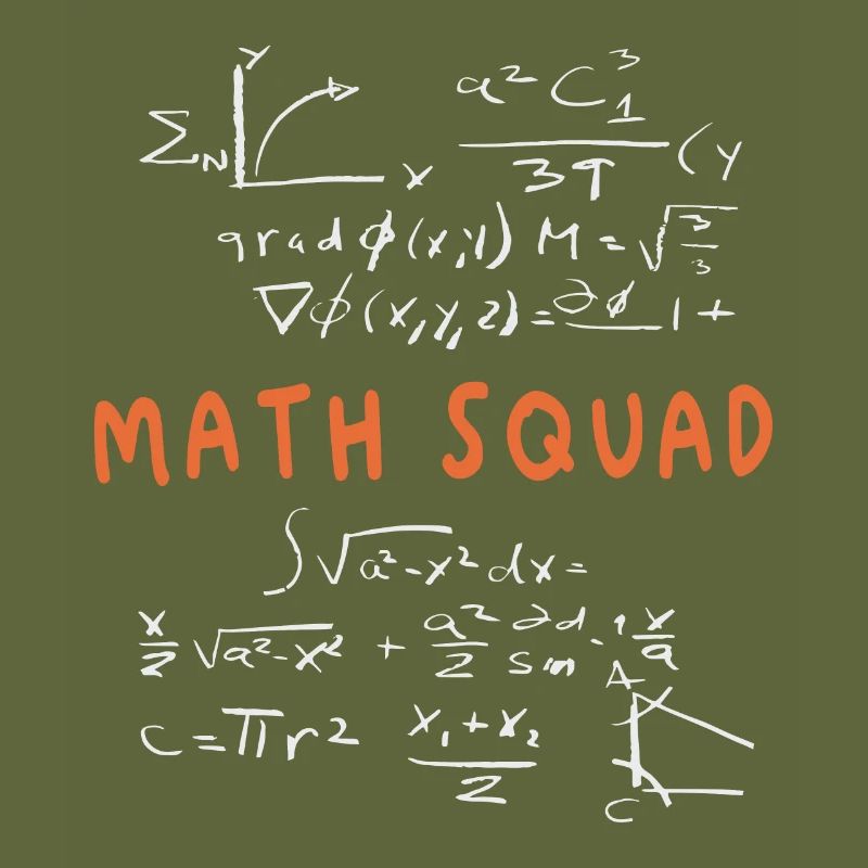 Math Squad Math Crew Mathe Liebhaber Mathe Lehrer Mathe