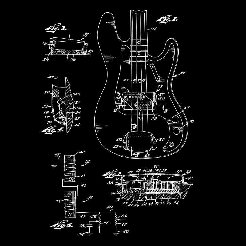 E-Gitarre Blueprint