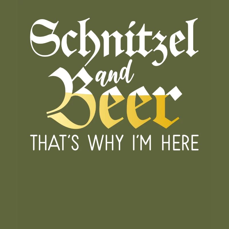 Schnitzel and Beer thats why in here