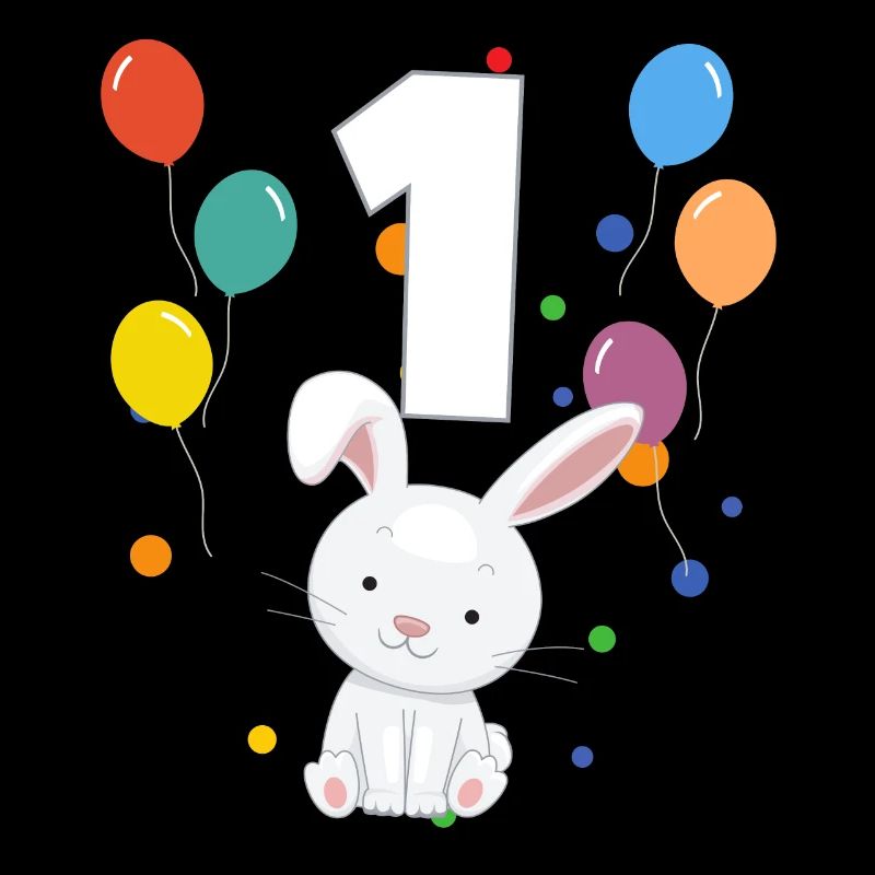 1. Geburtstag Kindergeburtstag 1 Jahre Hase