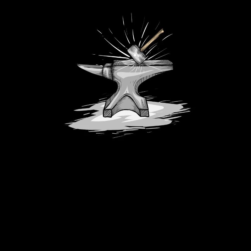 Blacksmith Anvil Hammer Hifschmied Blacksmith Gift