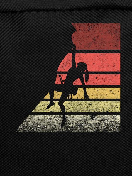 Grimper rétro silhouette