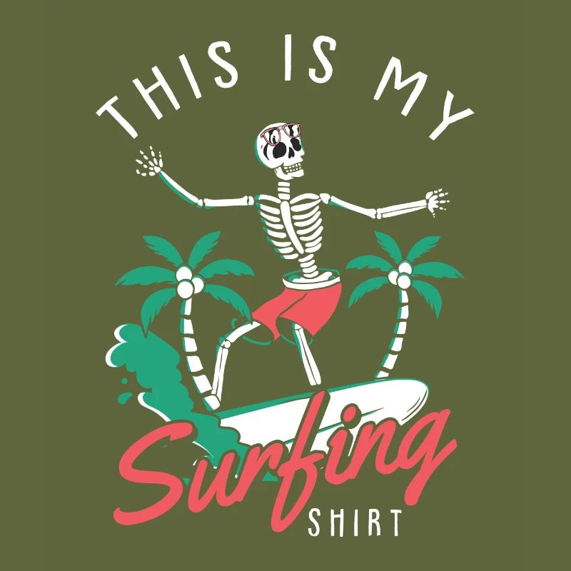 Surf surf surf surf surf planche de surf plage cadeau