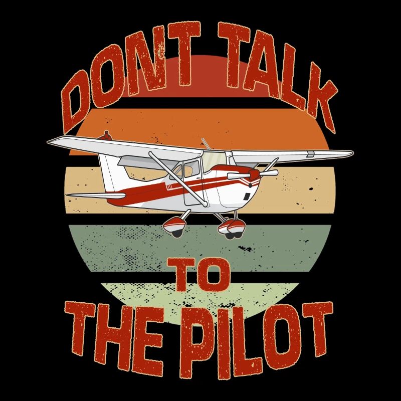 Retro Pilot Model Airplane Hobby Pilot Flyer