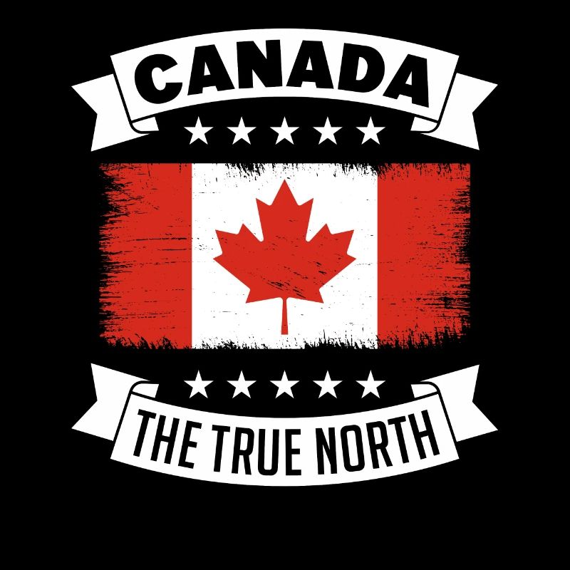 Canada Maple Leaf Le vrai nord Vintage Retro