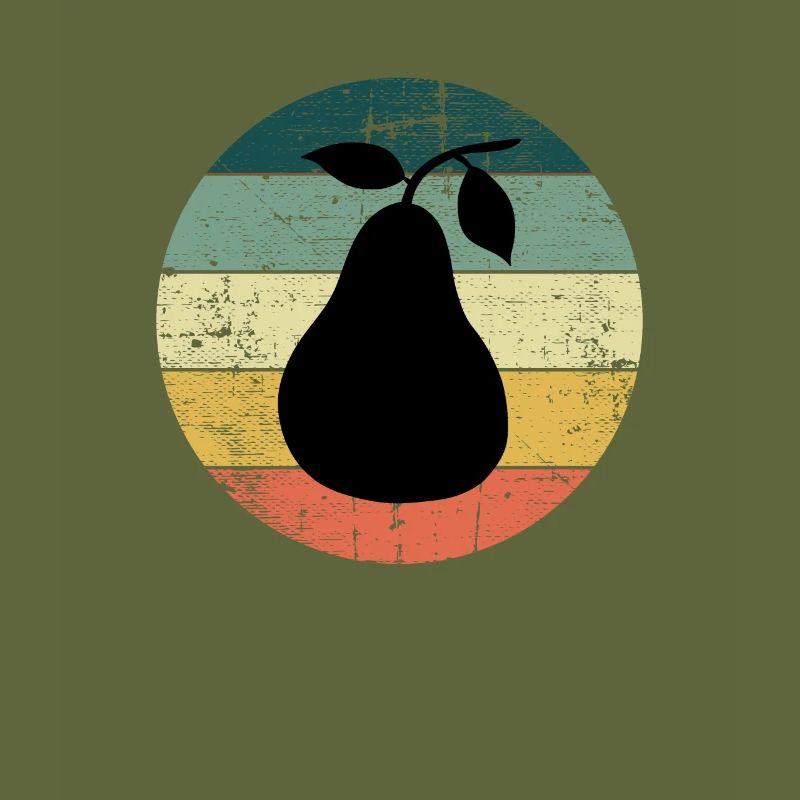 Pear Fruit Fruit Pears Garden Retro Gift
