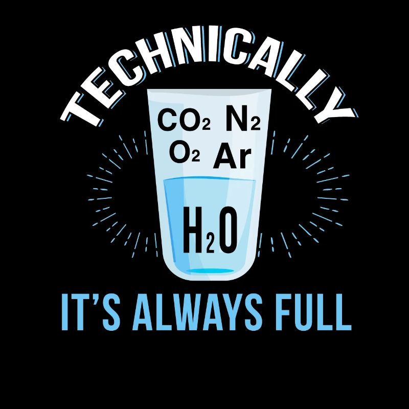 Technisch ist das Glas immer voll