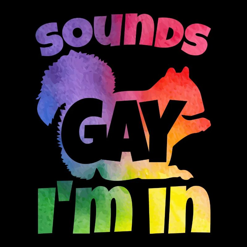 Eichhörnchen und ein Regenbogen