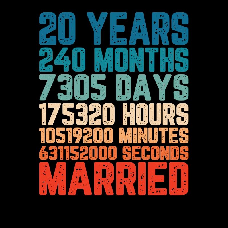 20 Jahre verheiratet Hochzeit Ehe Spruch Geschenk