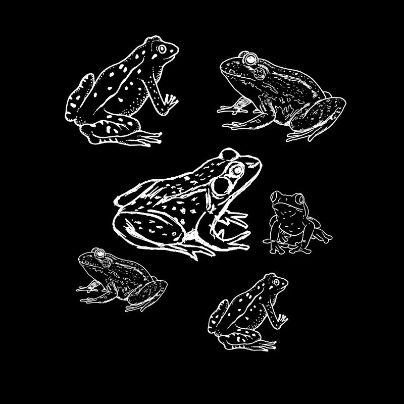 Froschkröten-Collage