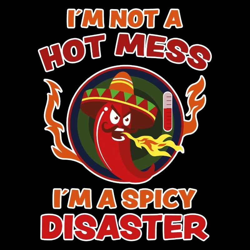 Peperoni Lustiger Spruch Chili Schärfe Geschenk