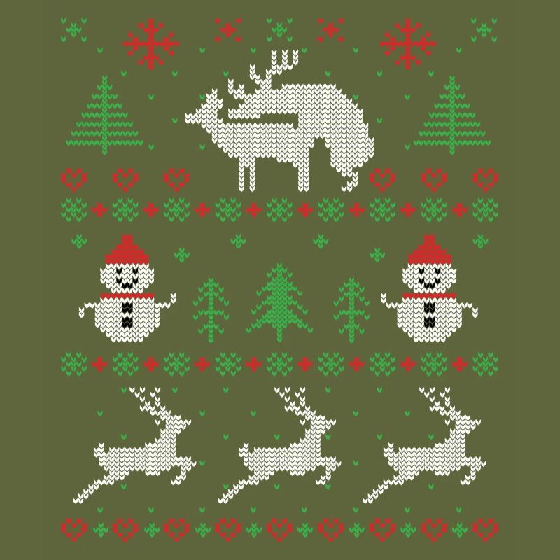 Joy Deer hässlicher Weihnachtspullover