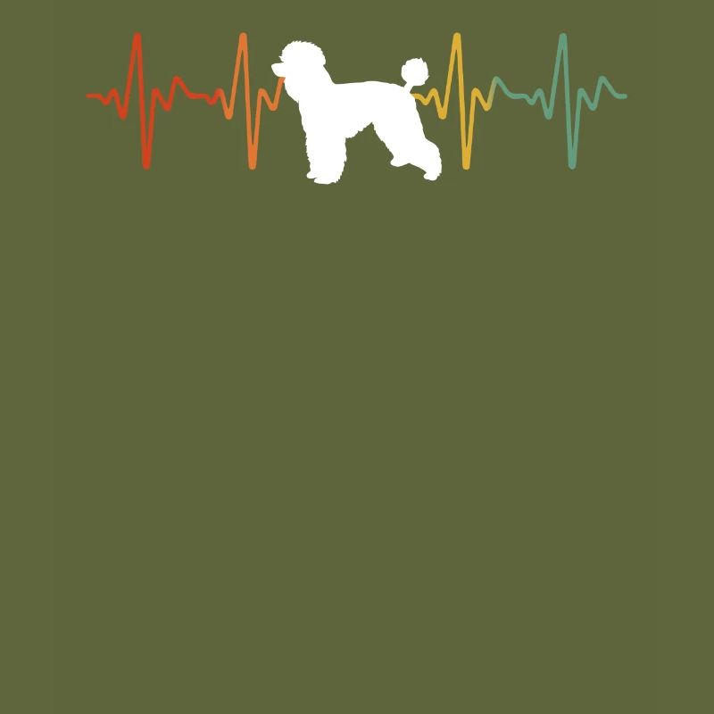 Distressed Poodle Heartbeat