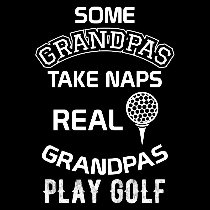 Echte Opas spielen Golf