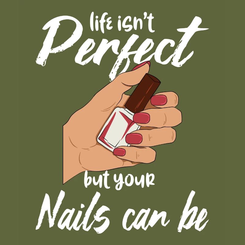 Nail technician fingernails