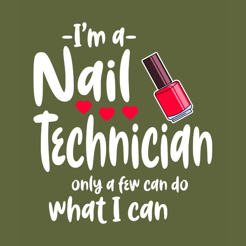 Nail technician work