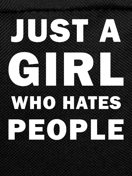 I hate people