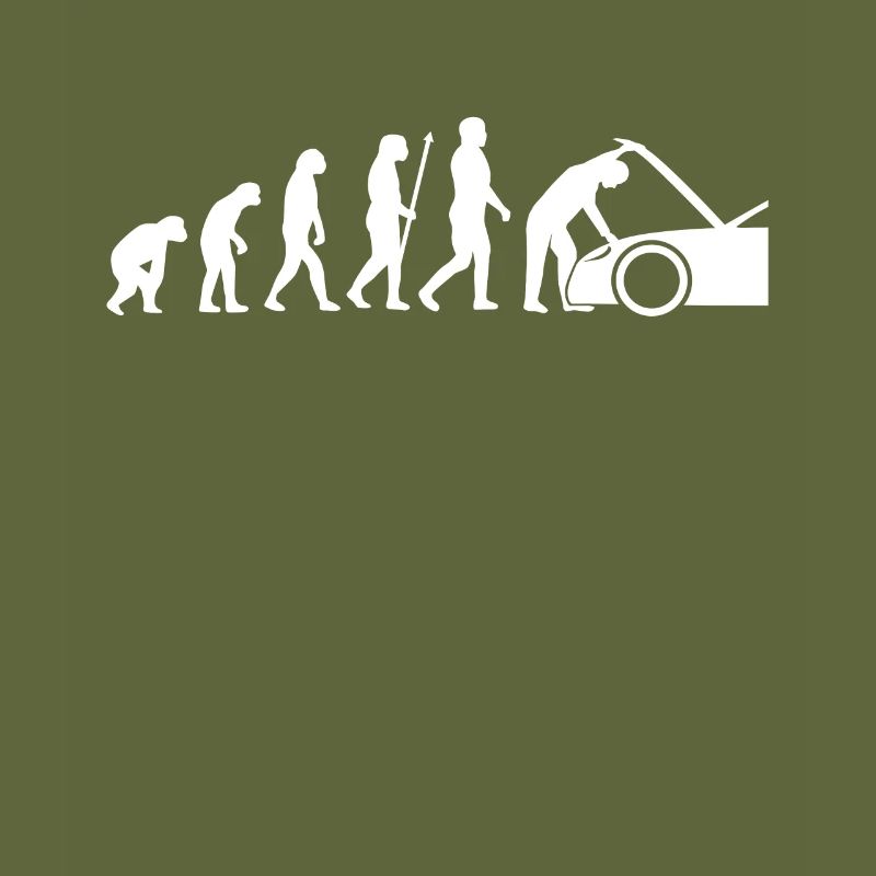 Mechanic Evolution Car Car Mechanic Work