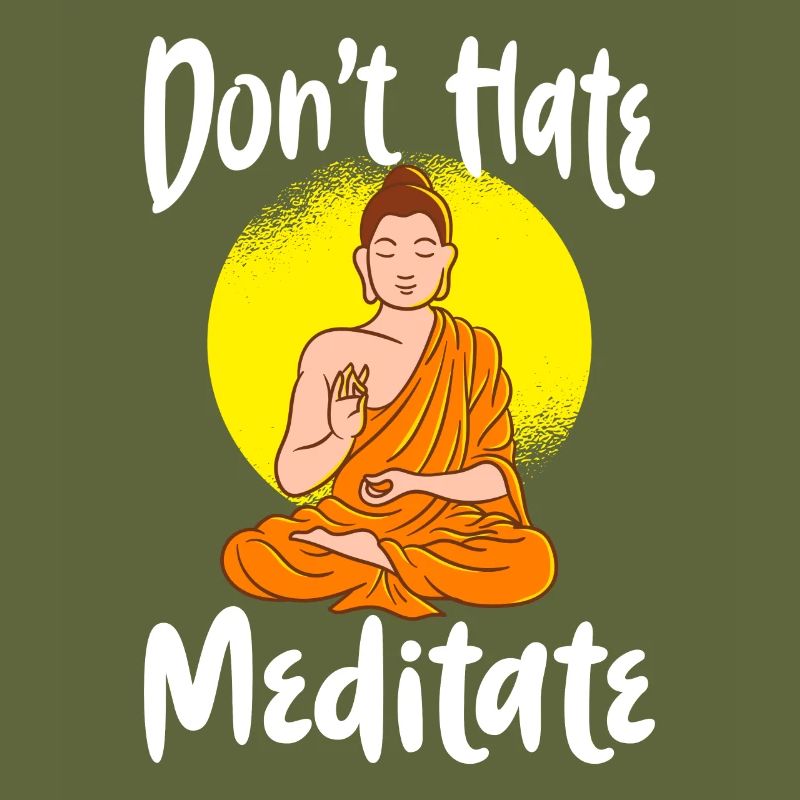 Meditierender Buddha-Statue Buddha