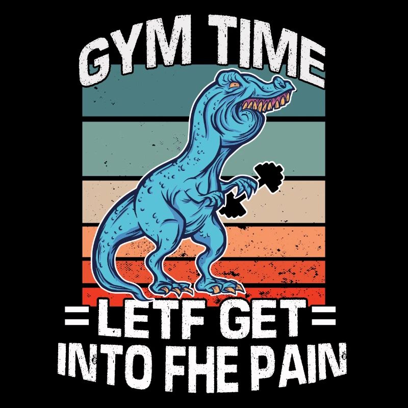 T-Rex Speech Defect Athlète Fitness Musculation