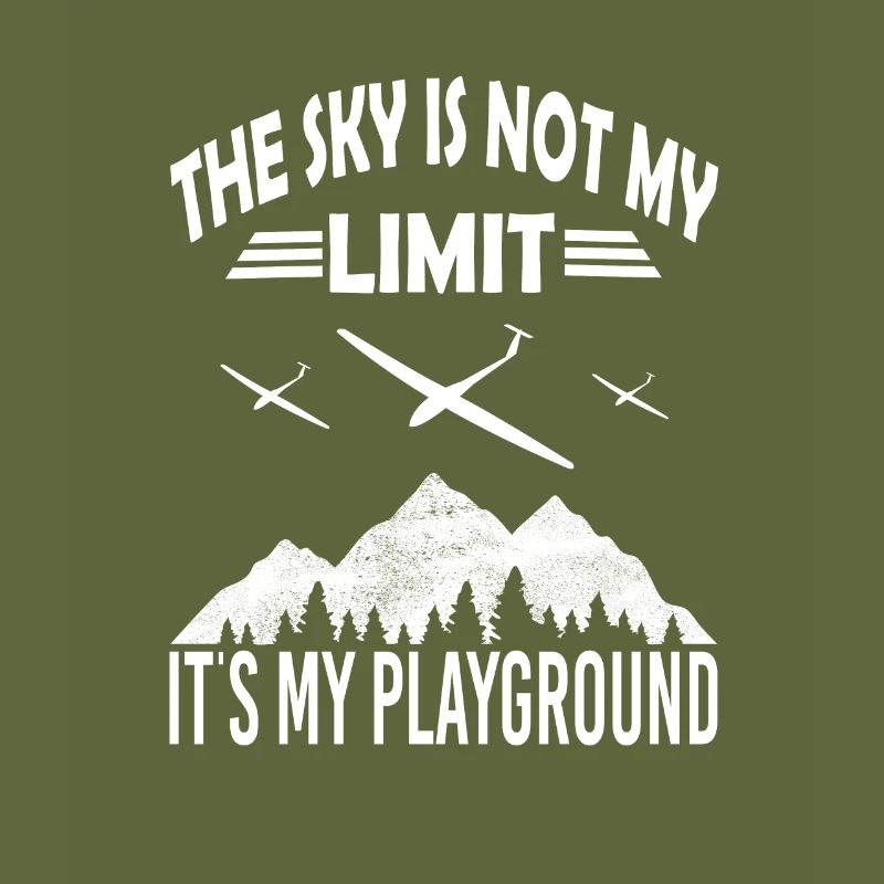 The Sky is not my Limit lustiger Spruch