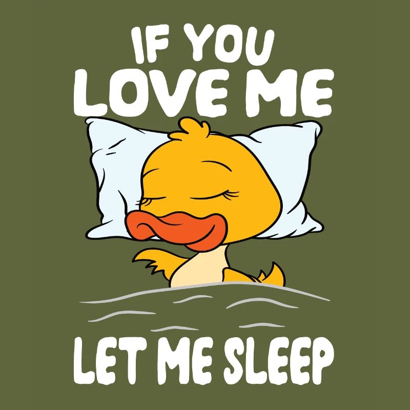 Laisse moi dormir canard