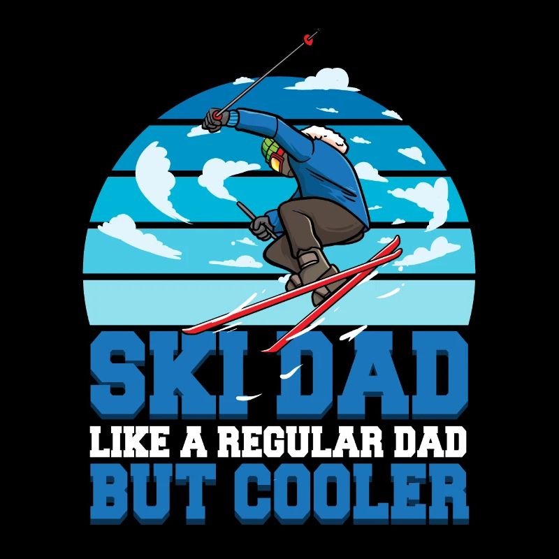 Ski Ski Dad comme un papa ordinaire mais plus cool