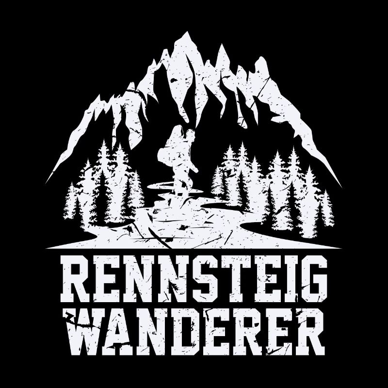 Rennsteig Wanderer
