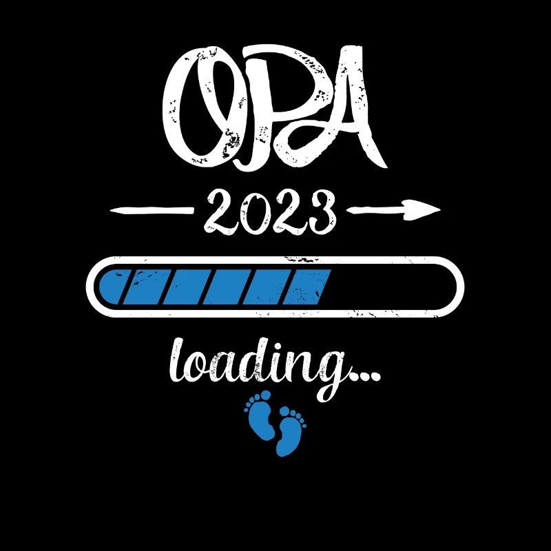 Opa 2023 Loading Schwangerschaft Großvater Geburt