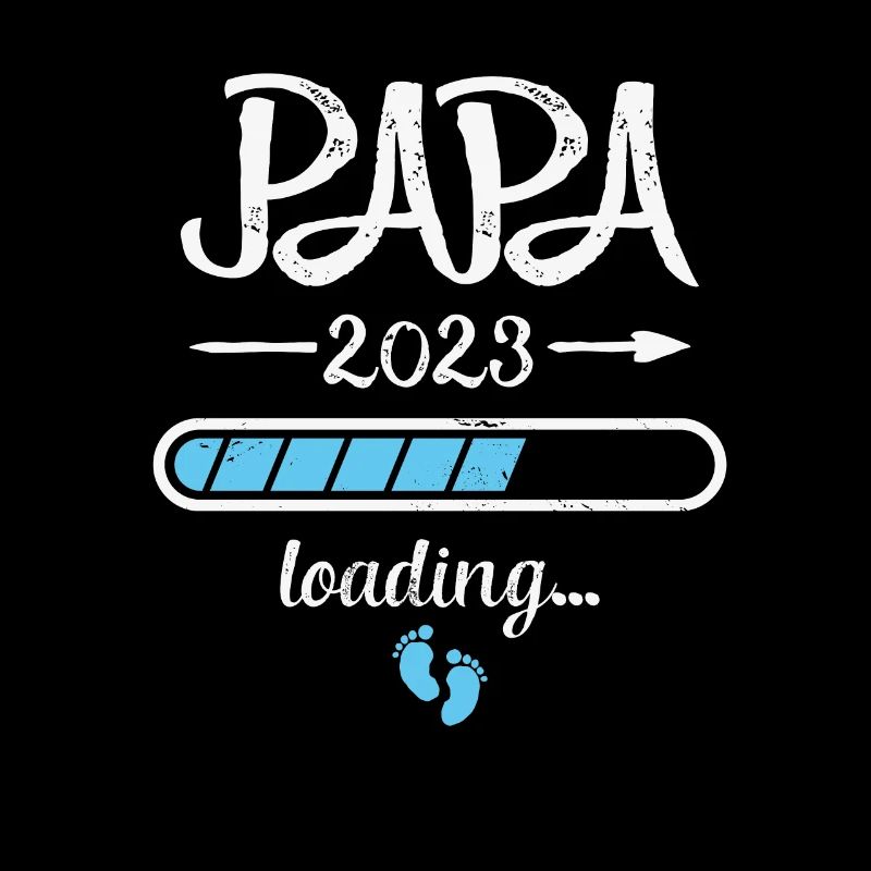 Papa 2023 Loading Schwangerschaft Vater Geburt