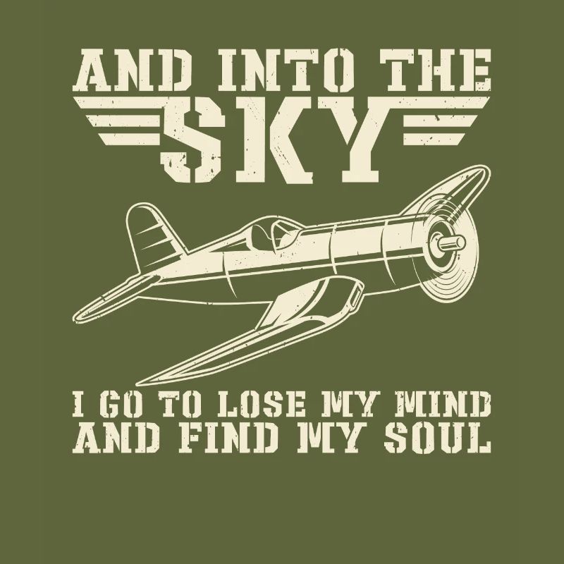 And Into The Sky Pilot Flying Airplane Flight
