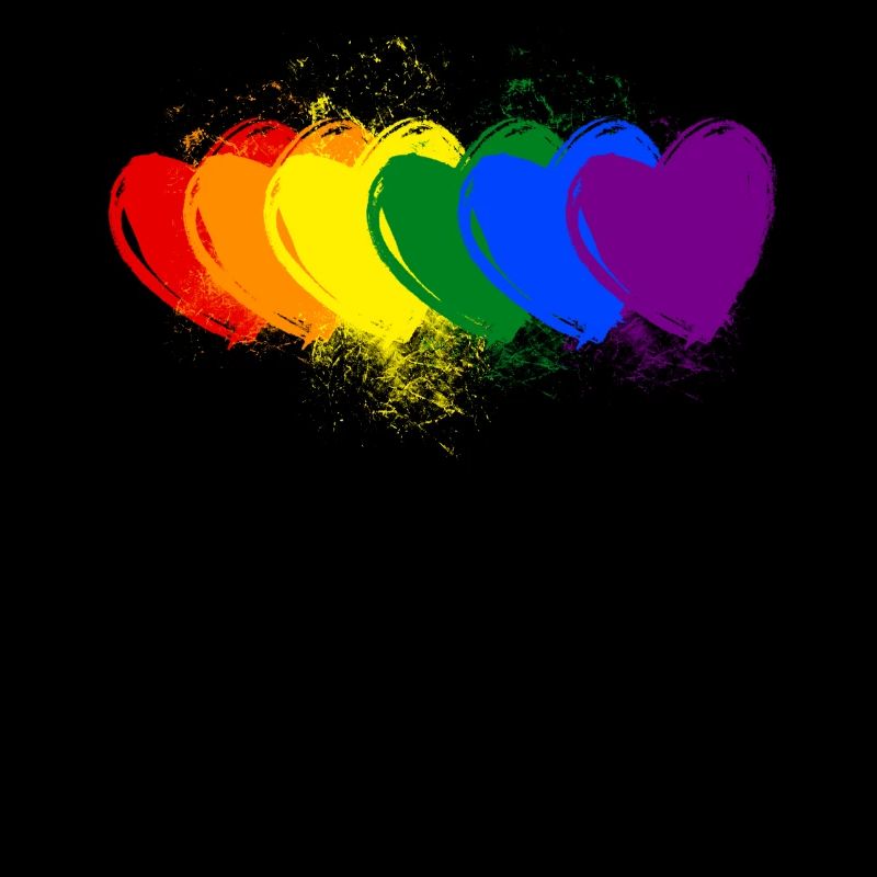 colourful hearts