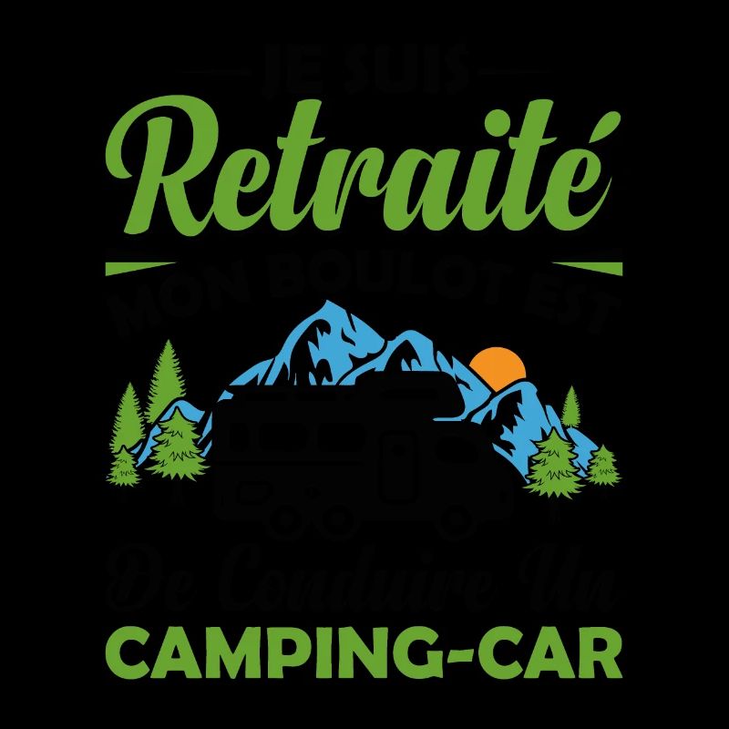 Un Retraité Avec Un Camping-car