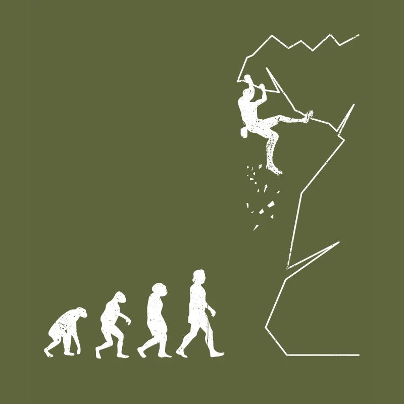 Klettern Bouldern Evolution Bergsteigen Kletterer