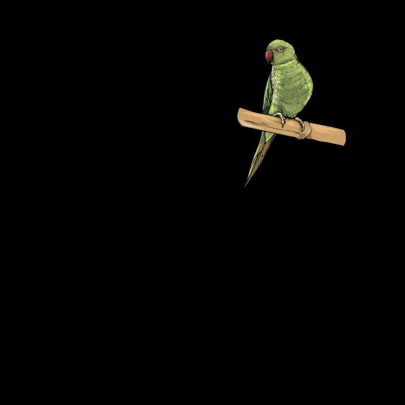 Collared Parakeet I Alexander Parakeet Motif for