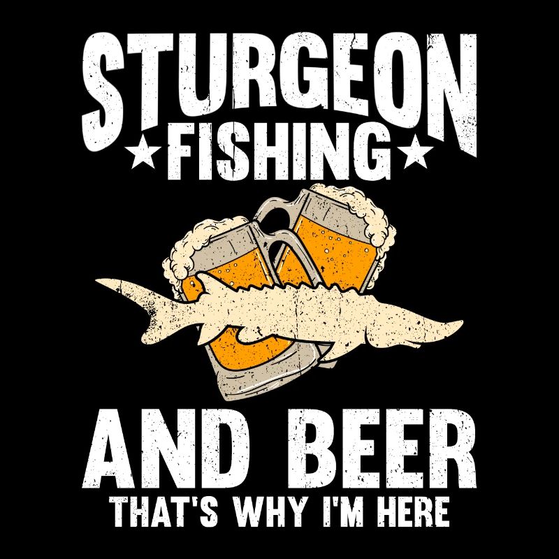 Pêche à l’esturgeon et bac à bière