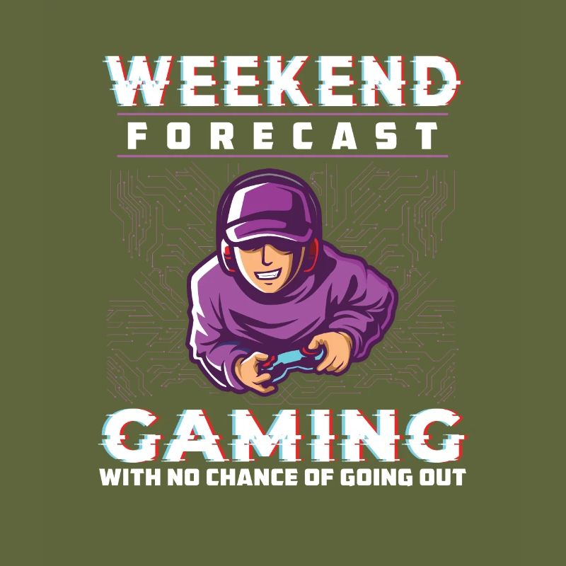 Wochenendprognose Gaming Lustiger Computerfreak